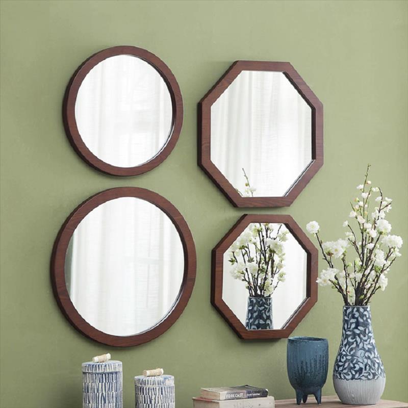 Wood Framed Wall Mirror